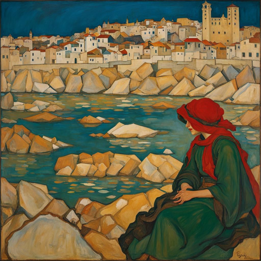 Palestine Free: Expressionist Art Inspired by Egon Schiele
