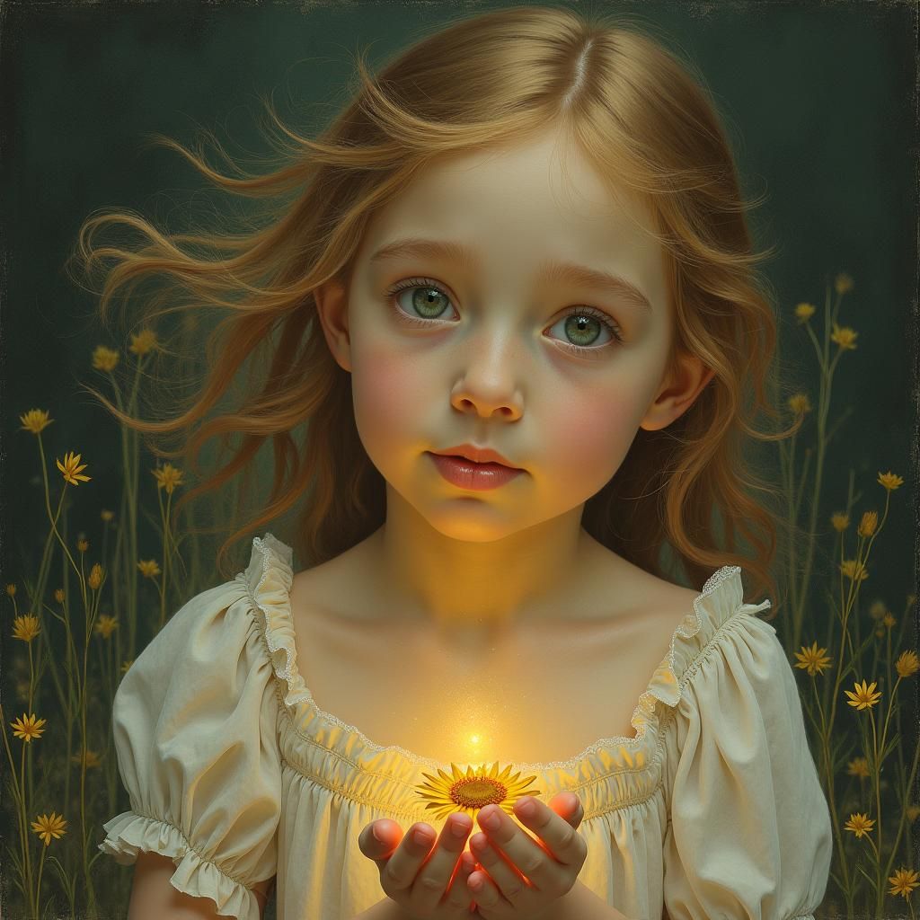 Youthful Creation Goddesses: Idyllic Conceptual Art