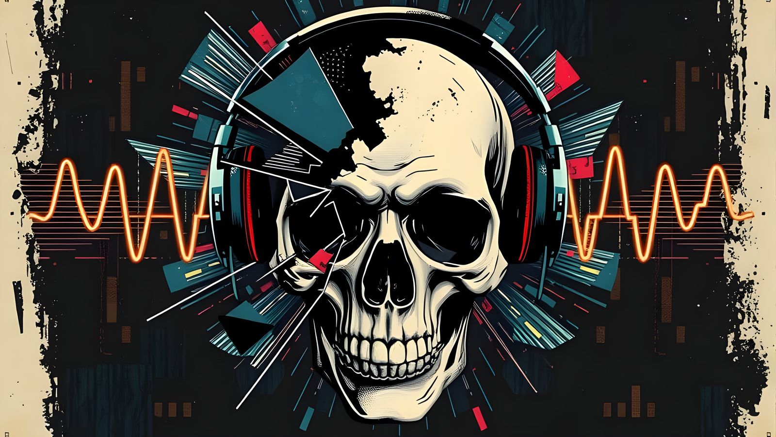 Shattered Skull: Cybermetal Album Cover Art