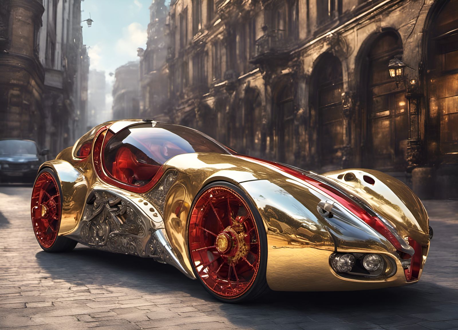 Solid Gold Supercar