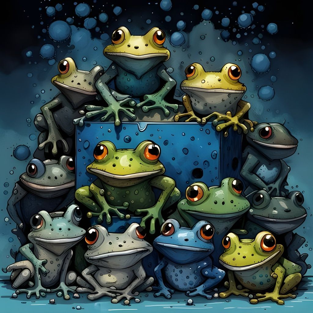 "As mad as a box of frogs".