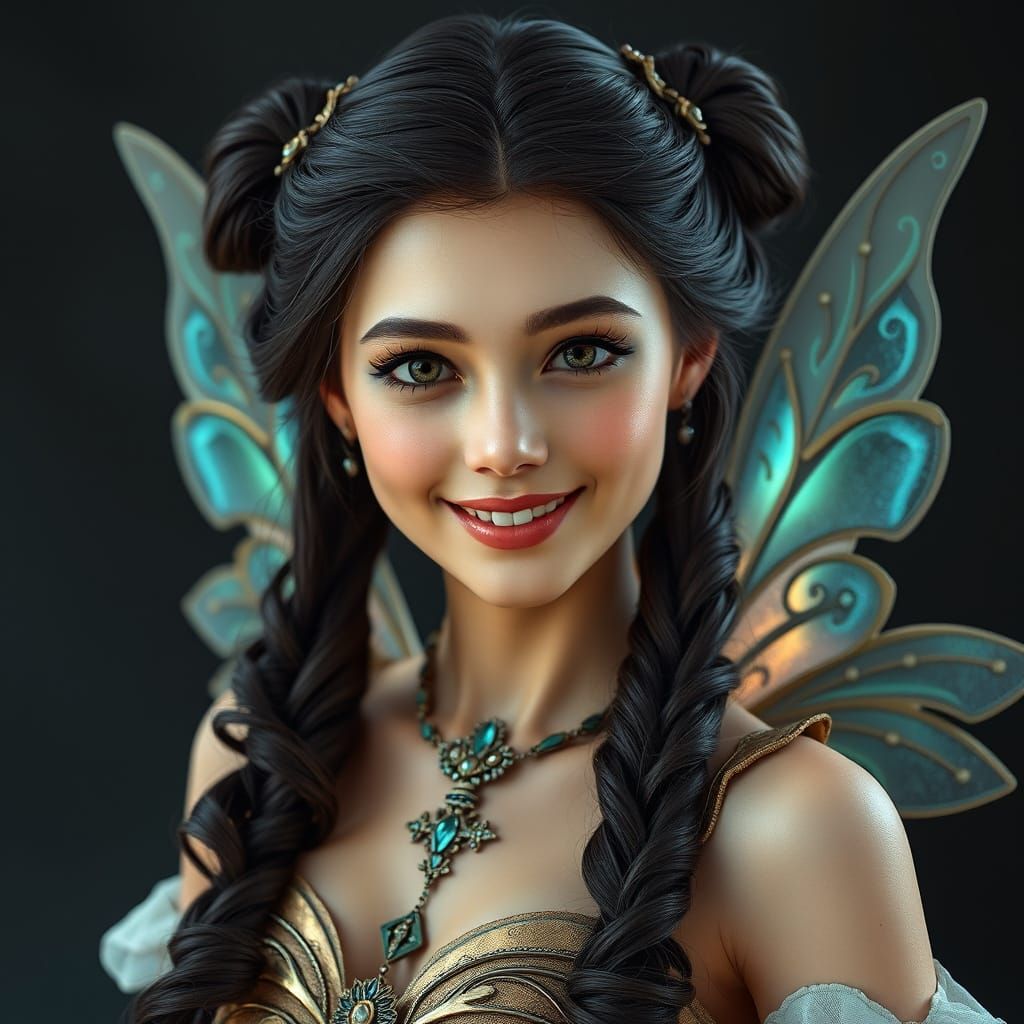 Realistic Fairy Cosplay in Hyper-Realistic Detail