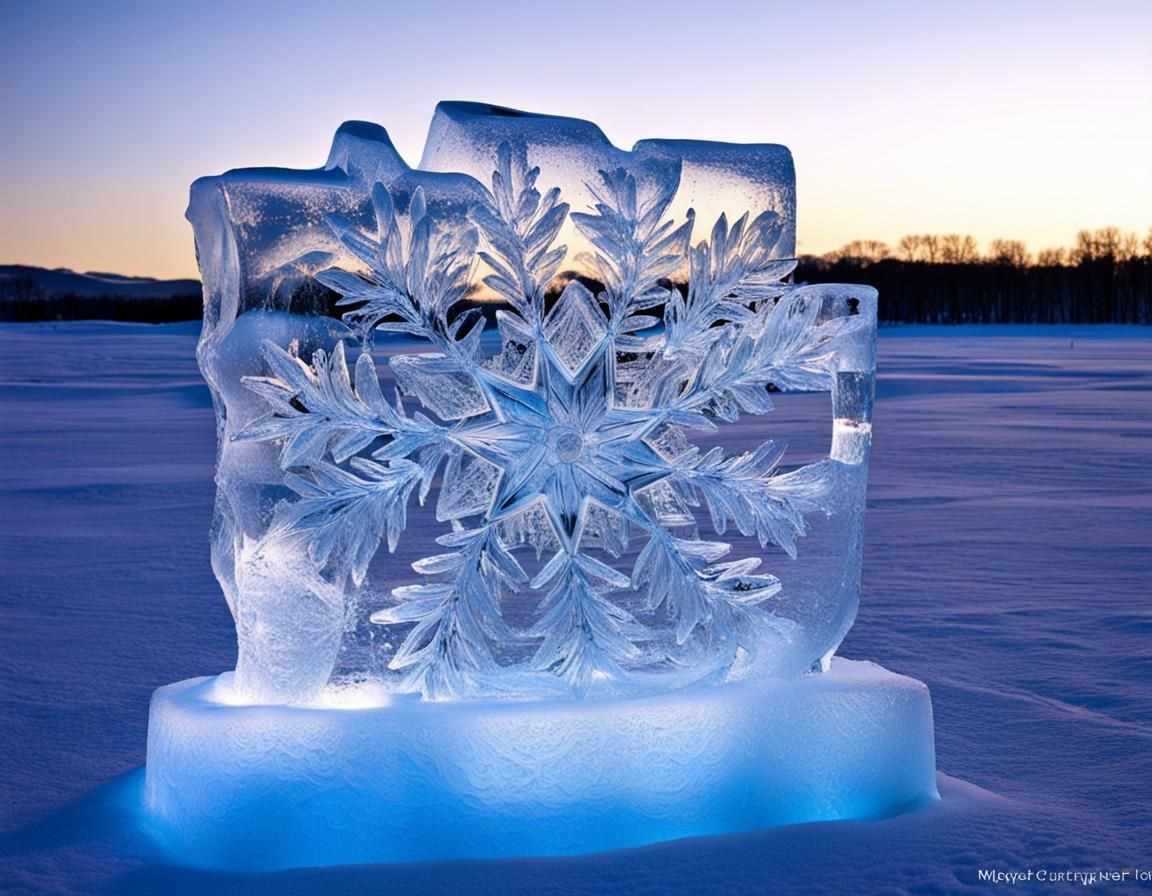 Ice Sculptures  frozen art