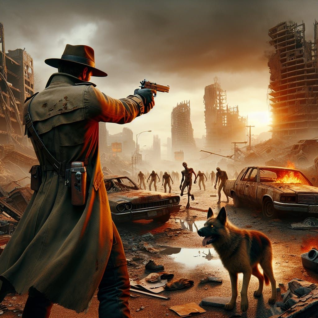 Courier Faces Zombie Horde in Apocalyptic Las Vegas