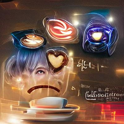 Tranquil Koi Pond at Twilight: Digital Art