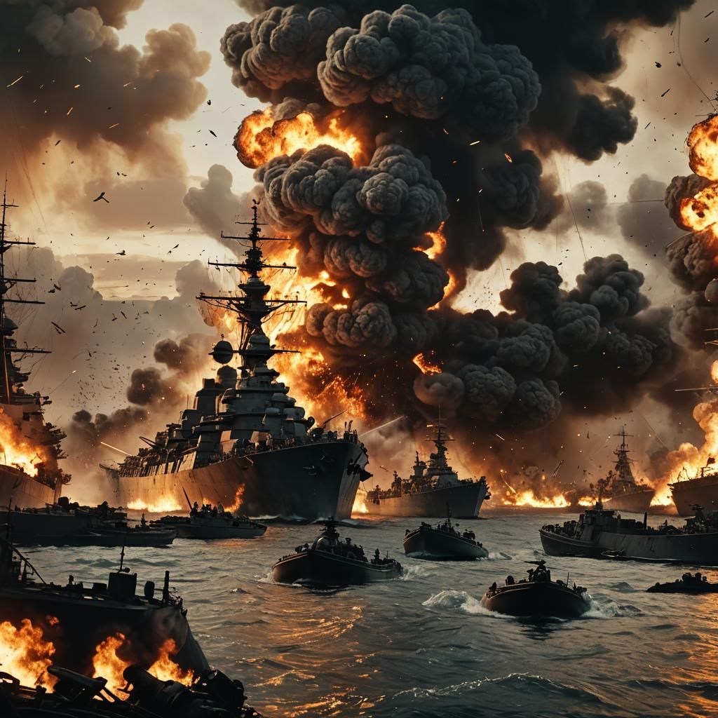 Pearl Harbor Attack: Epic Cinematic Digital Matte Painting