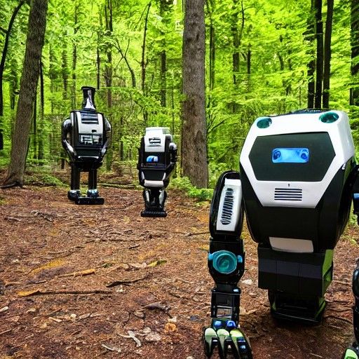 Robotic Loggers in Forest Environment