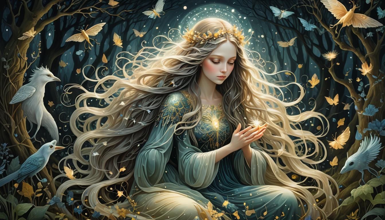 Bio Art Collage of Mythical Creatures in 8K