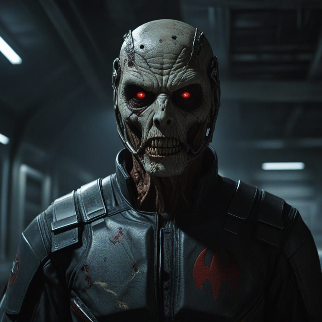 Sci-Fi Horror Image Generated by AI