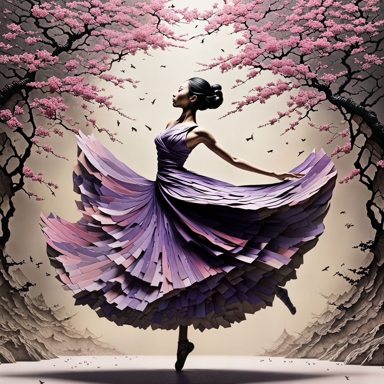 Violet dancer