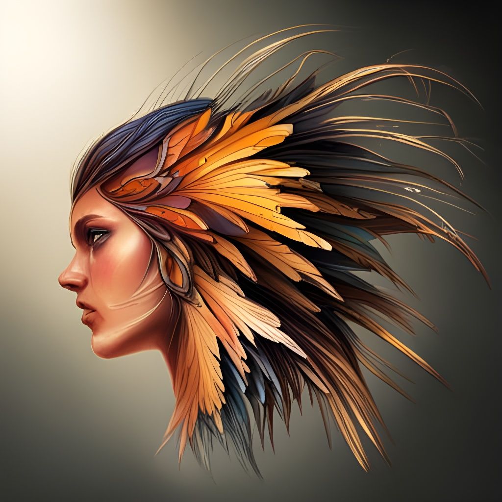 Hyperrealistic Shattered Fairy Face Splash Art