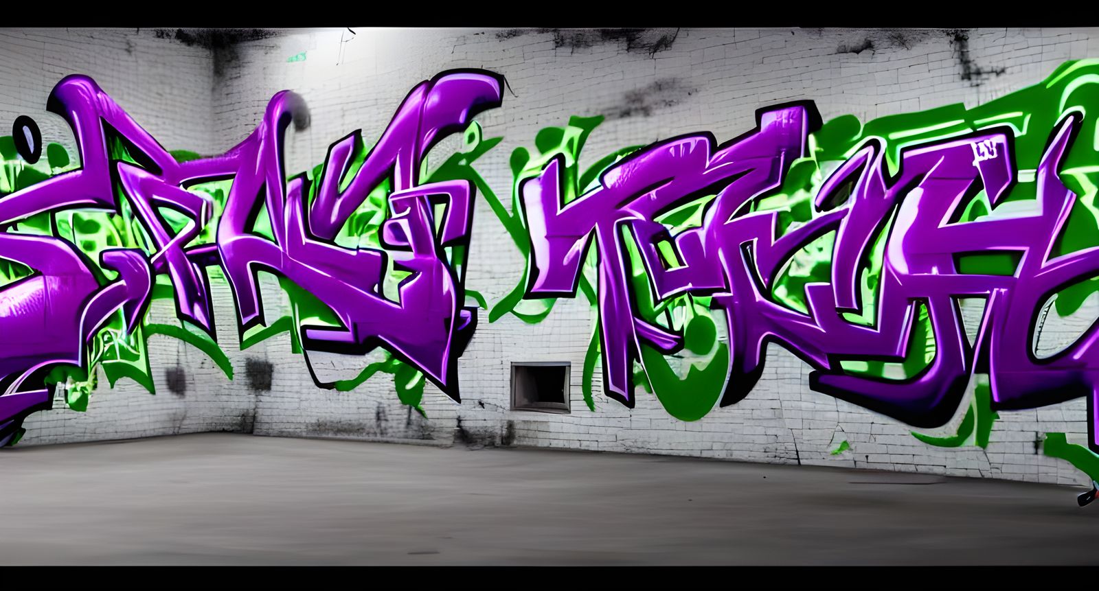 WhiskyEvil Graffiti Art in Unreal Engine 5