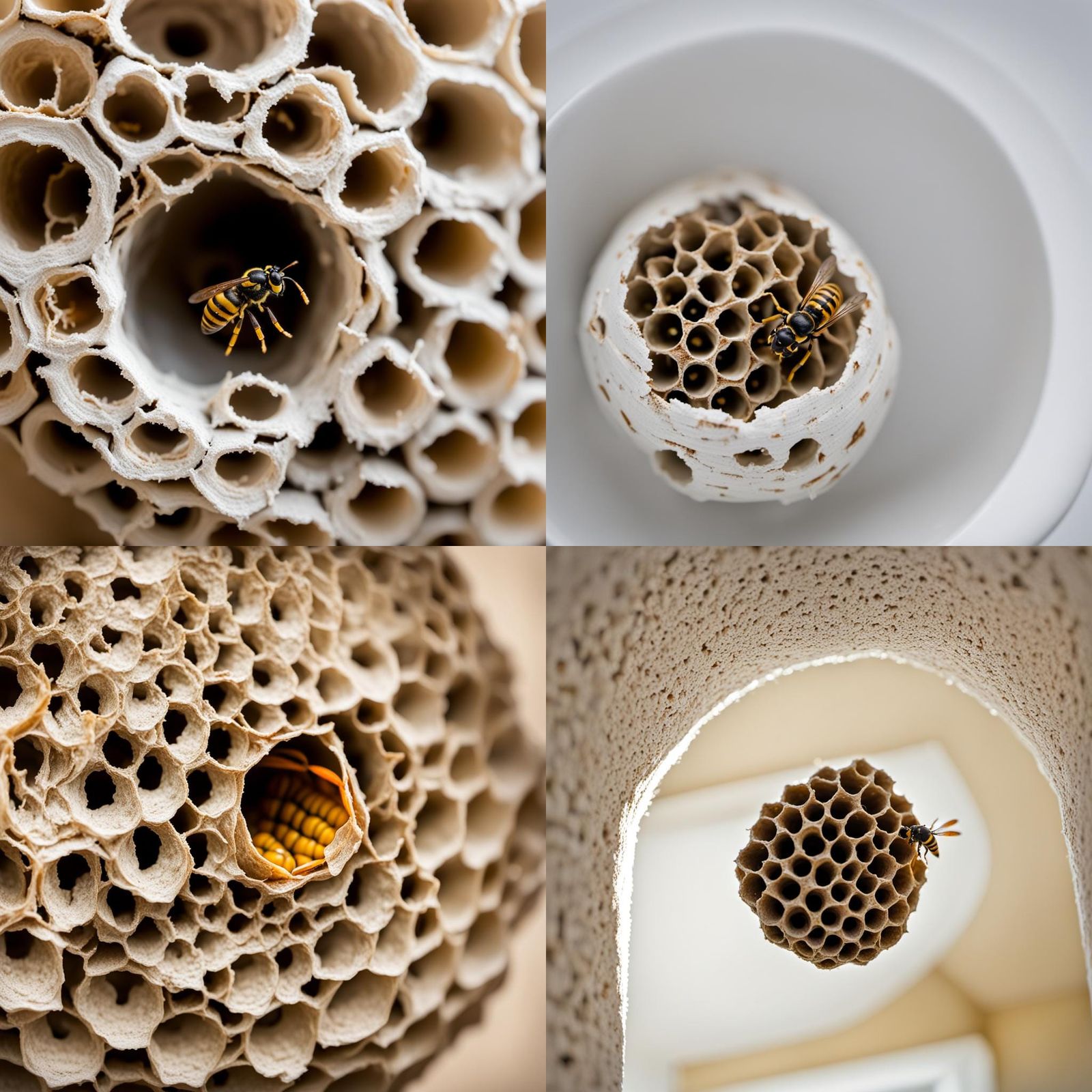 Wasp Nest in Bathroom: Professional Photography