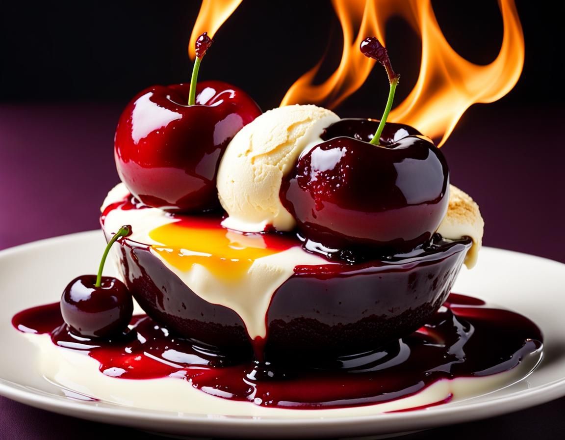 Cherries Flambe