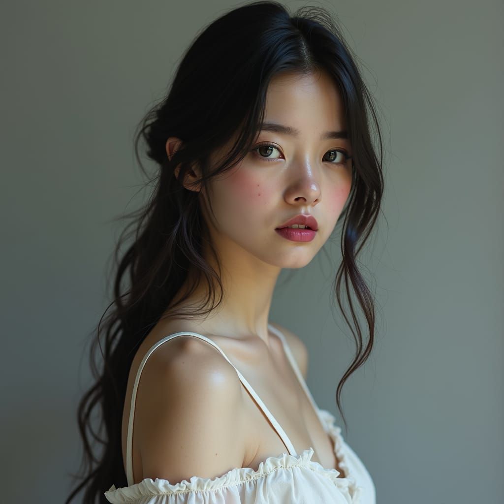 Ethereal Portrait in the Style of Old Masters