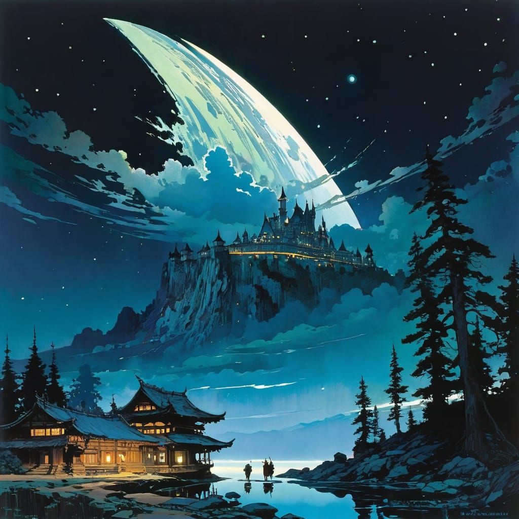 Fantasy Art Landscapes Inspired by Masters