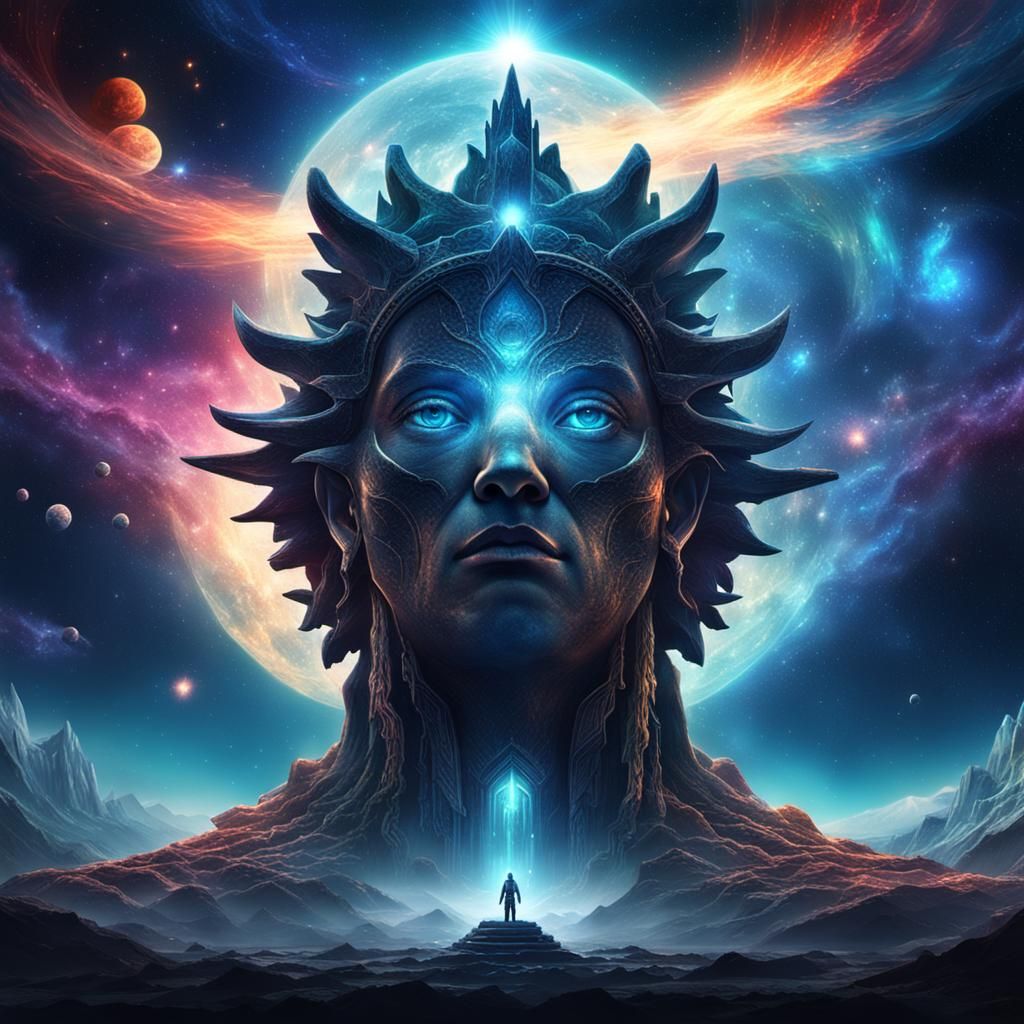 Expansive Astral Plane in a Cinematic Style