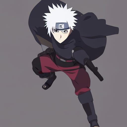 Kakashi in Studio Ghibli Anime Style