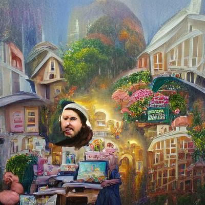 Aunty Donna in Luminous Landscape Style