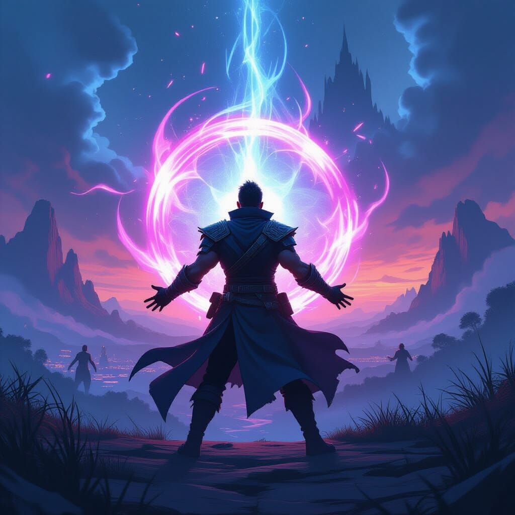 Heroic Character in Mystical World, Game Art Style