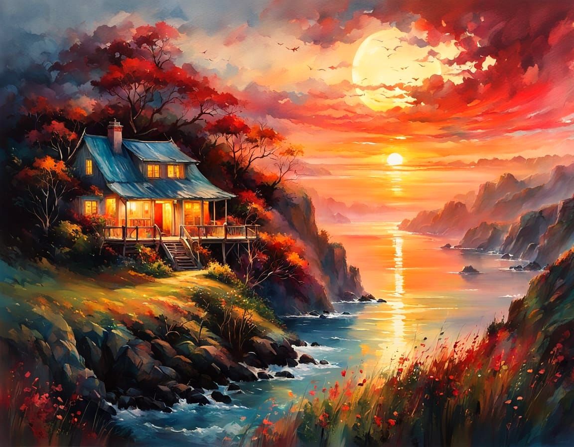 The Cottage of Dreams: Where Sea Meets Sky