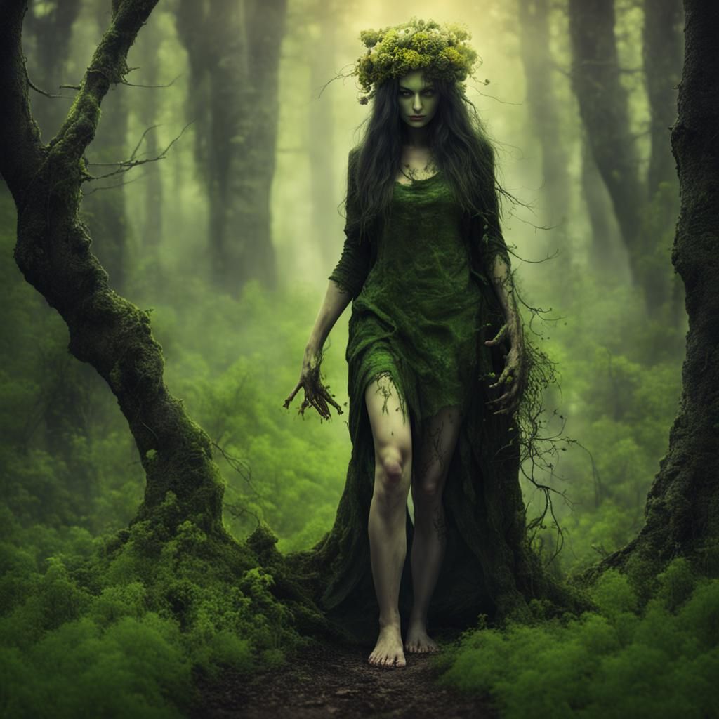 Nature Witch Brings Life to Dead Forest
