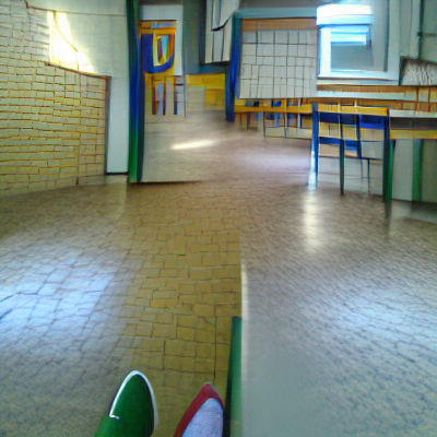 AI Generated Image of a School