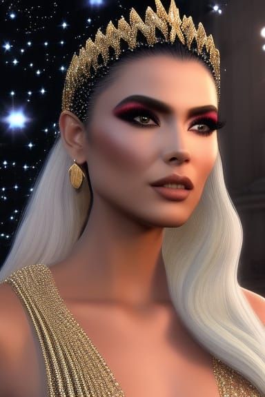 Hyperrealistic Elf as Elvis Presley Portrait