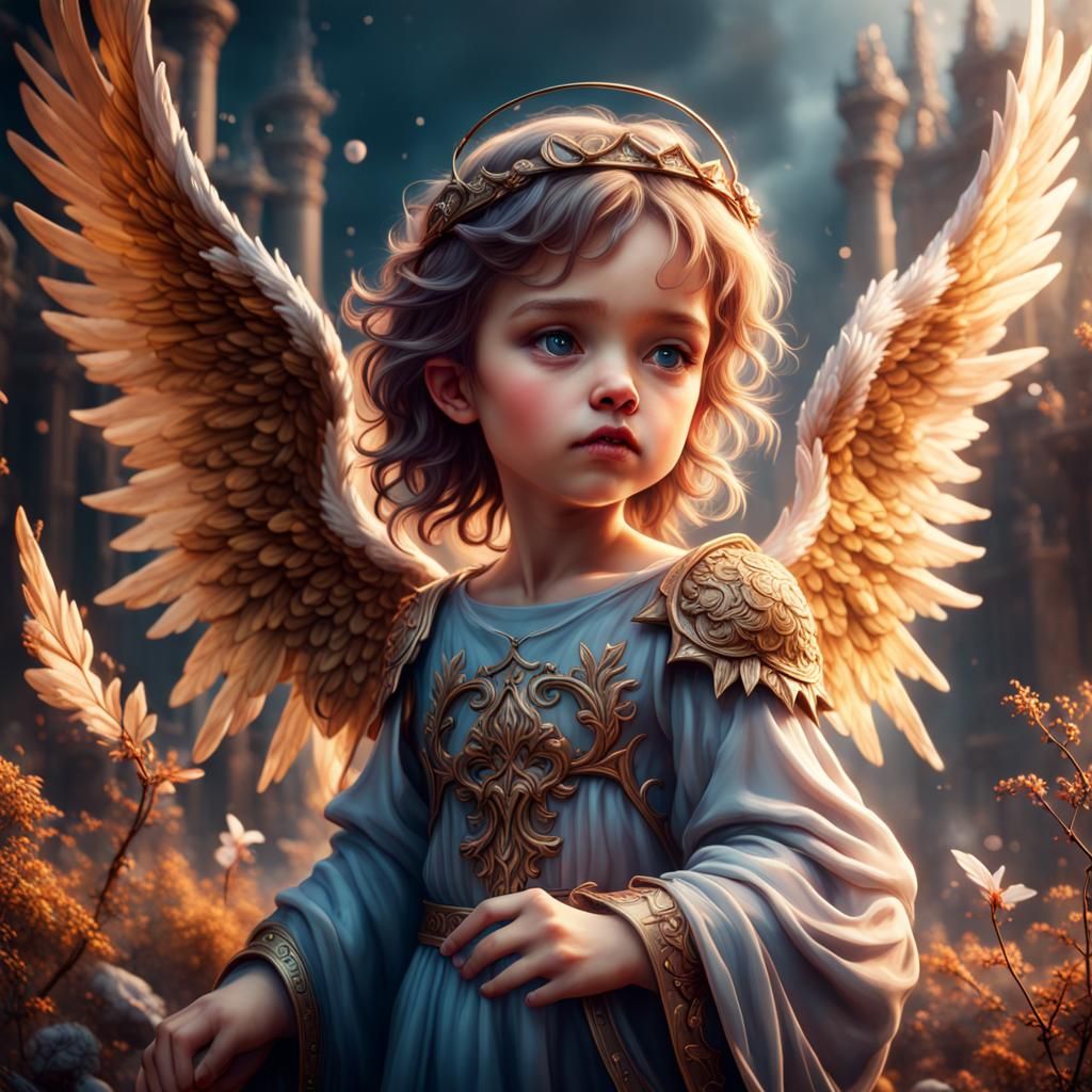 Fantastical Little Angel Concept Art