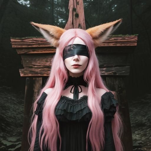 Occult Fox-Girl in Appalachian Backwoods