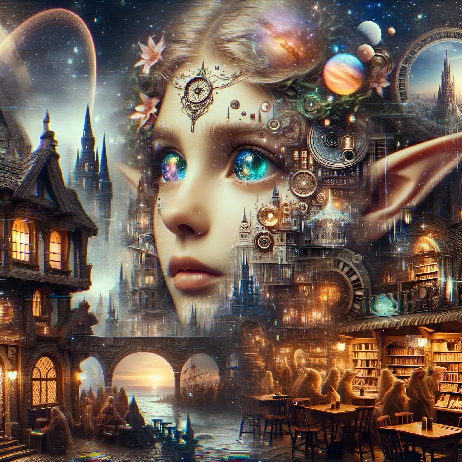 Beach Elf Generated by AI