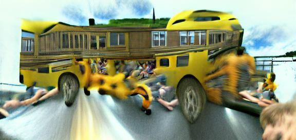 Hyperrealistic School Bus Simulation in 8K