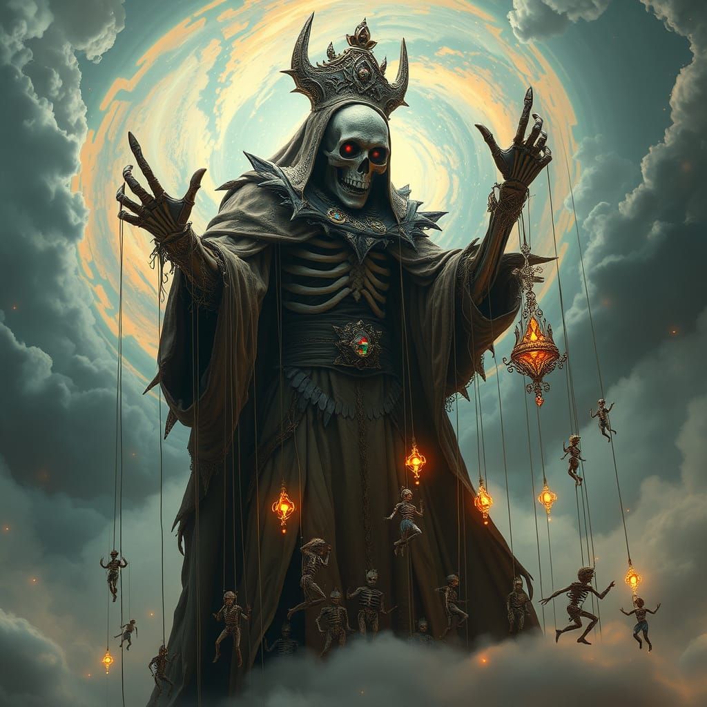 Godlike Skeleton Master Controls Marionette Armies in Ethere...