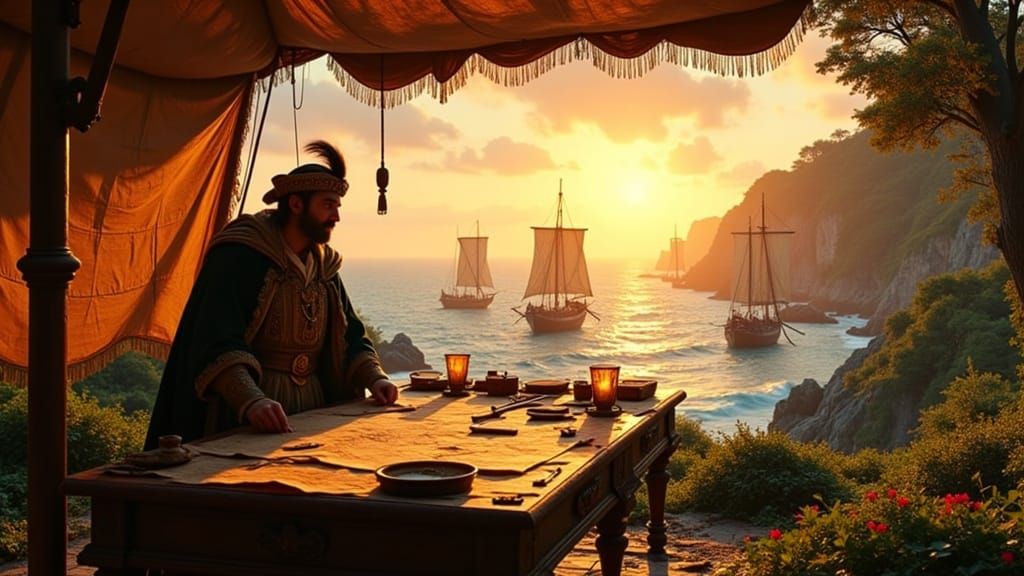 Amerigo Vespucci Maps New World in 16th-Century Explorer's T...