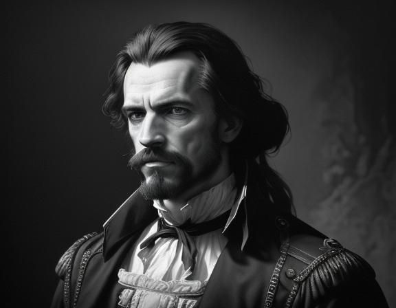 Karl Heinrich Ulrichs Portrait with Rembrandt Lighting