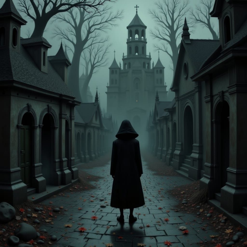 Highgate Cemetery Dark Fantasy Figure