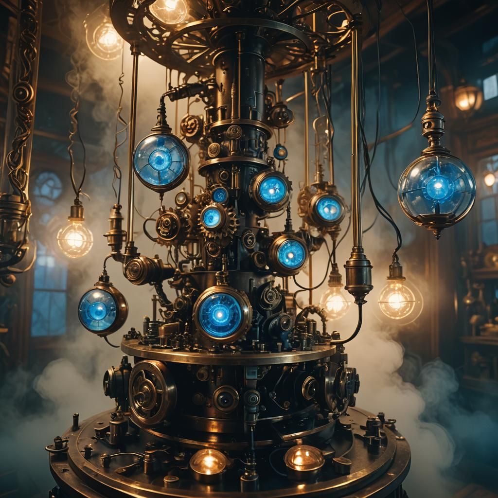 Steampunk Device Creates Holographic Environment in Victoria...