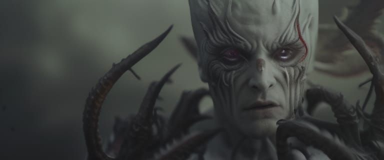 Detailed Demon Satan in High Resolution