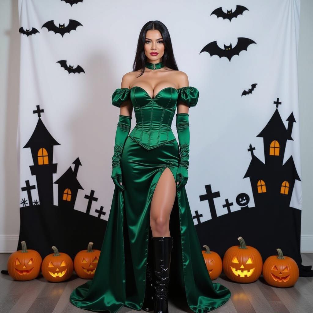 Nyssa Al Ghul in Halloween Corset