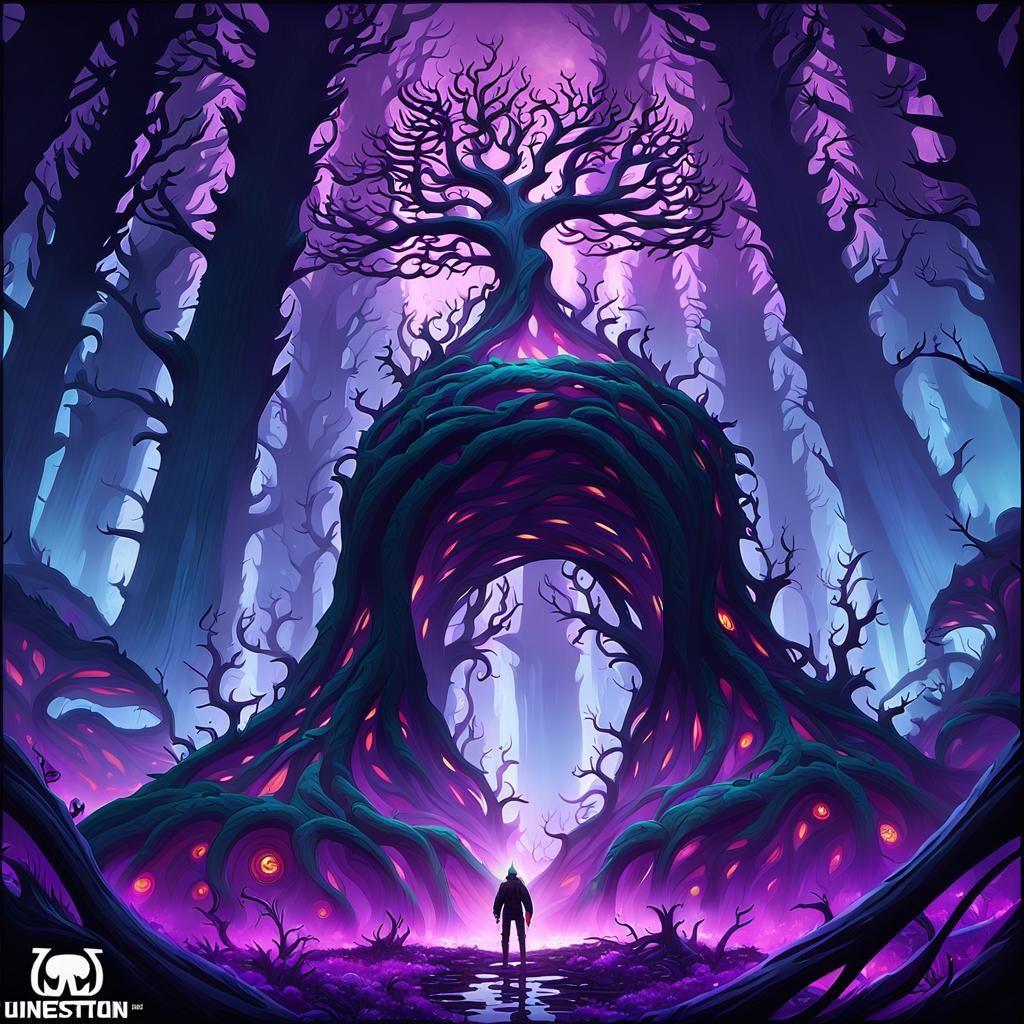 Loki in Mystical Forest Concept Art