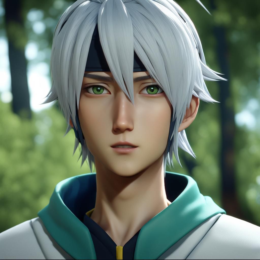 Mitsuki in 3D Game Cinematic Style