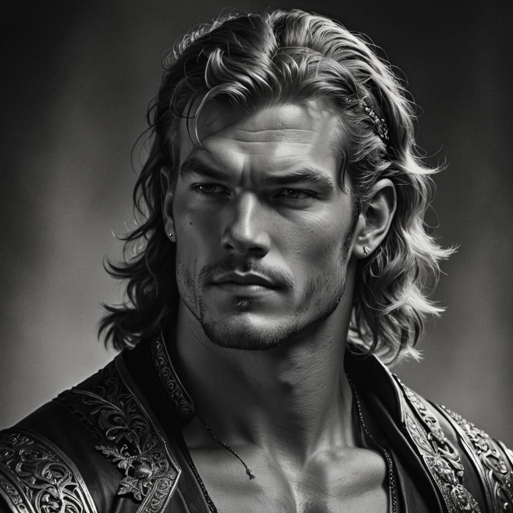 Dramatic Portrait of a Man in Rembrandt Lighting