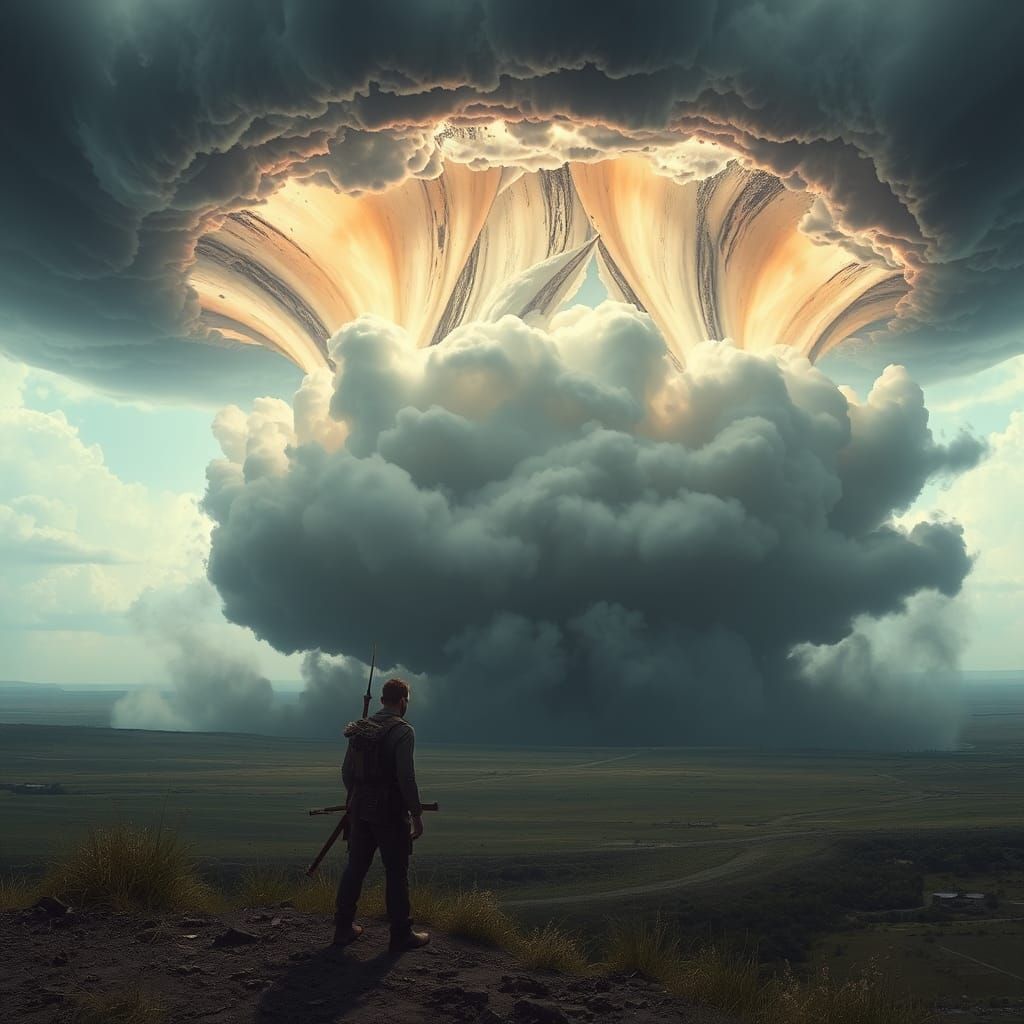 Tornadic Landscape: Earth Art in Dynamic Lighting