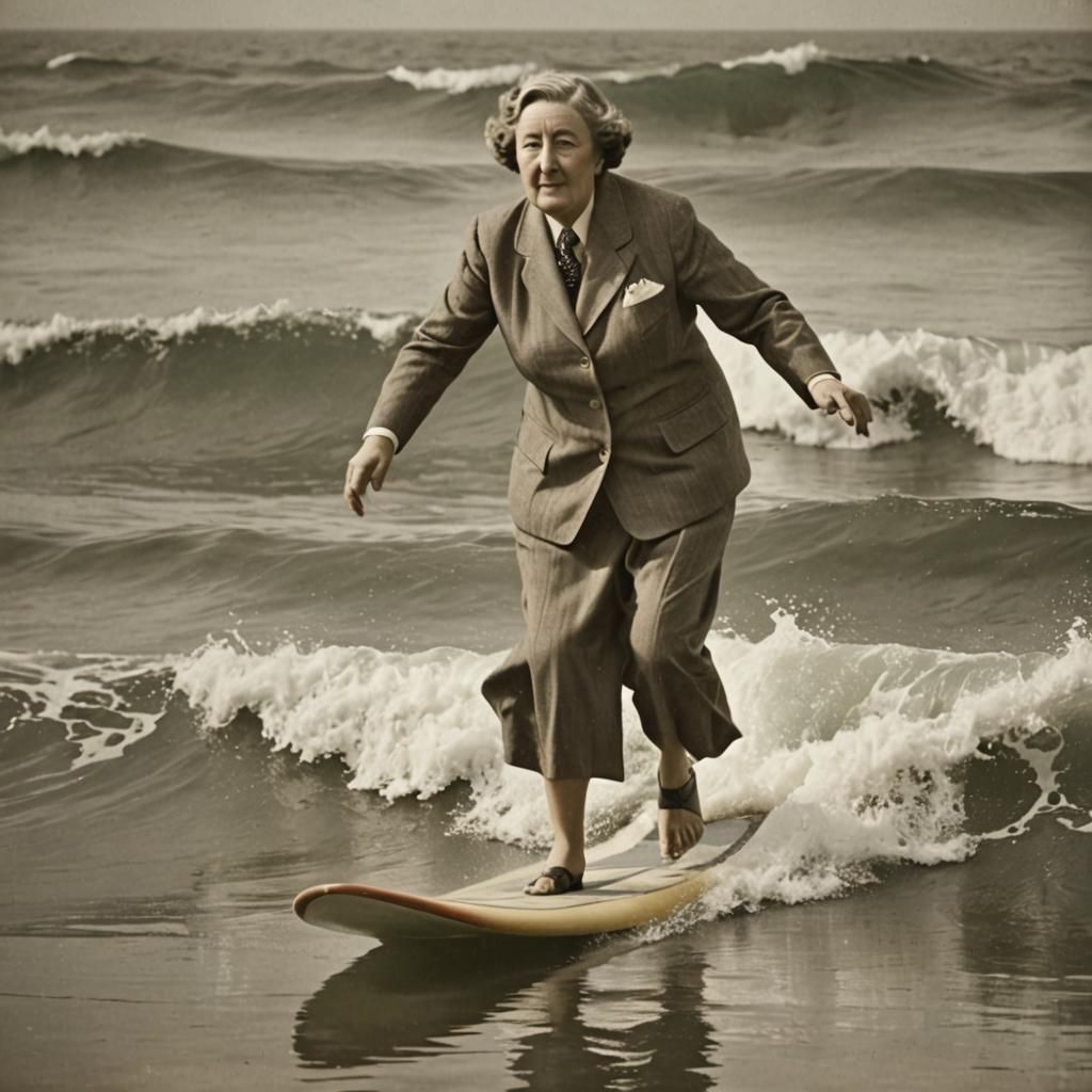 Agatha Christie Seeking Inspiration for Her Novel 'A Caribbean Mystery' A variation of a theme