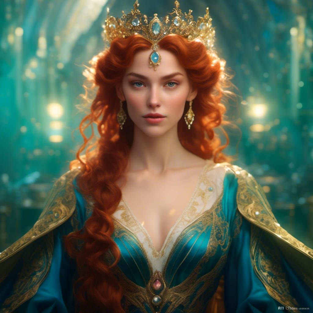 Beautiful Irish Princess Portrait in Epic Style