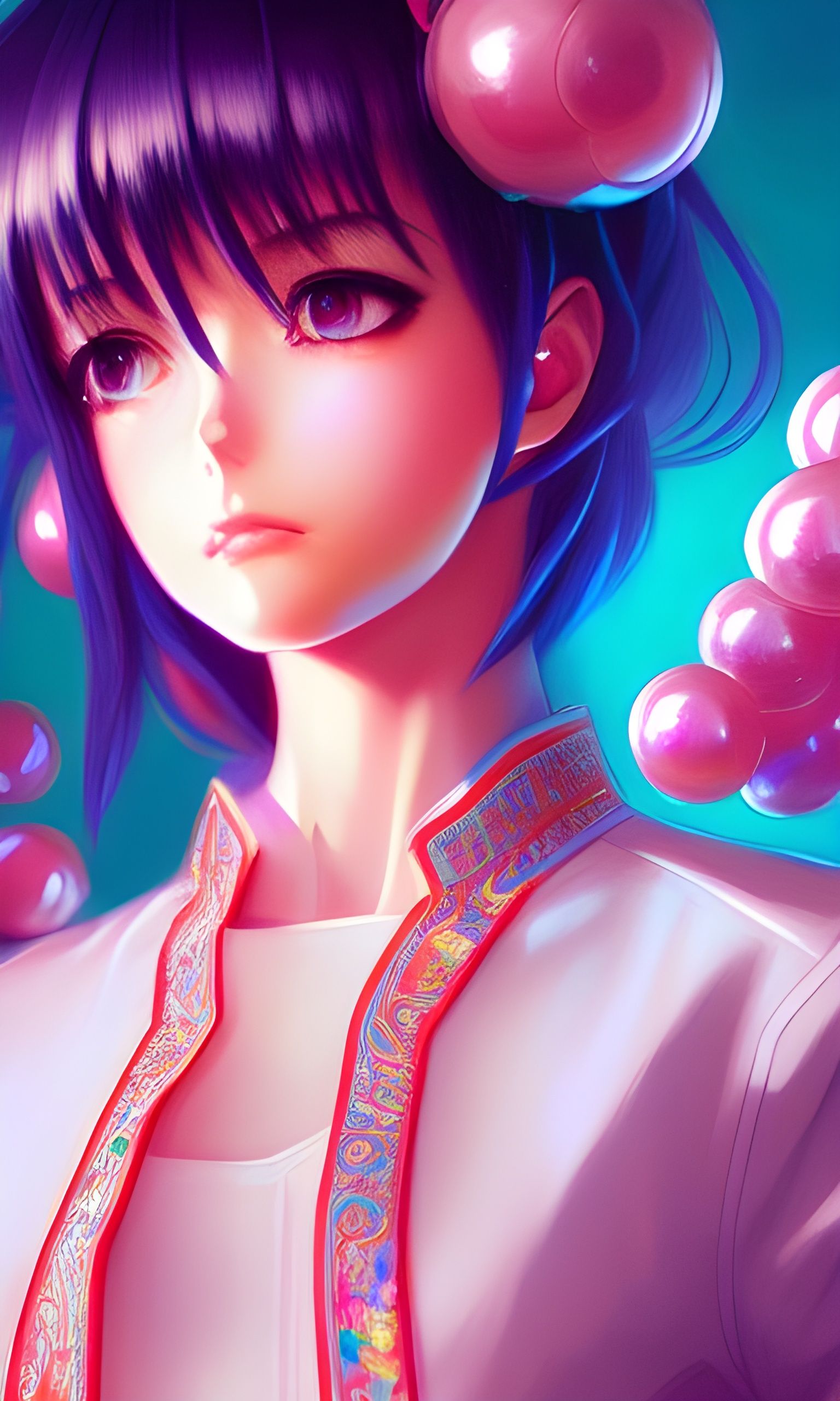 Anime Arcade Girl Key Visual