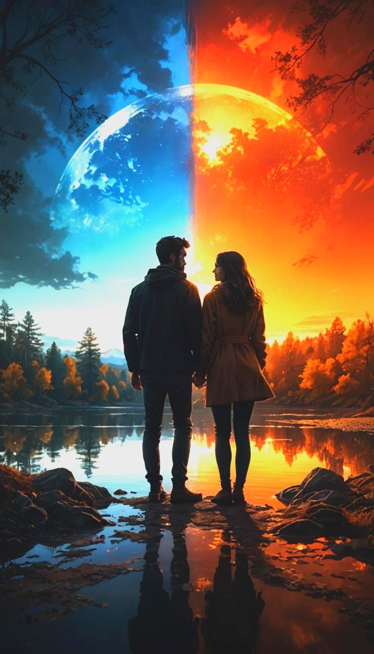 Together Forever: A Cinematic Stock Photo