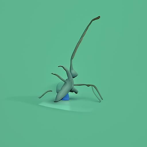 Early Hydralisk Model Undergoing Debugging