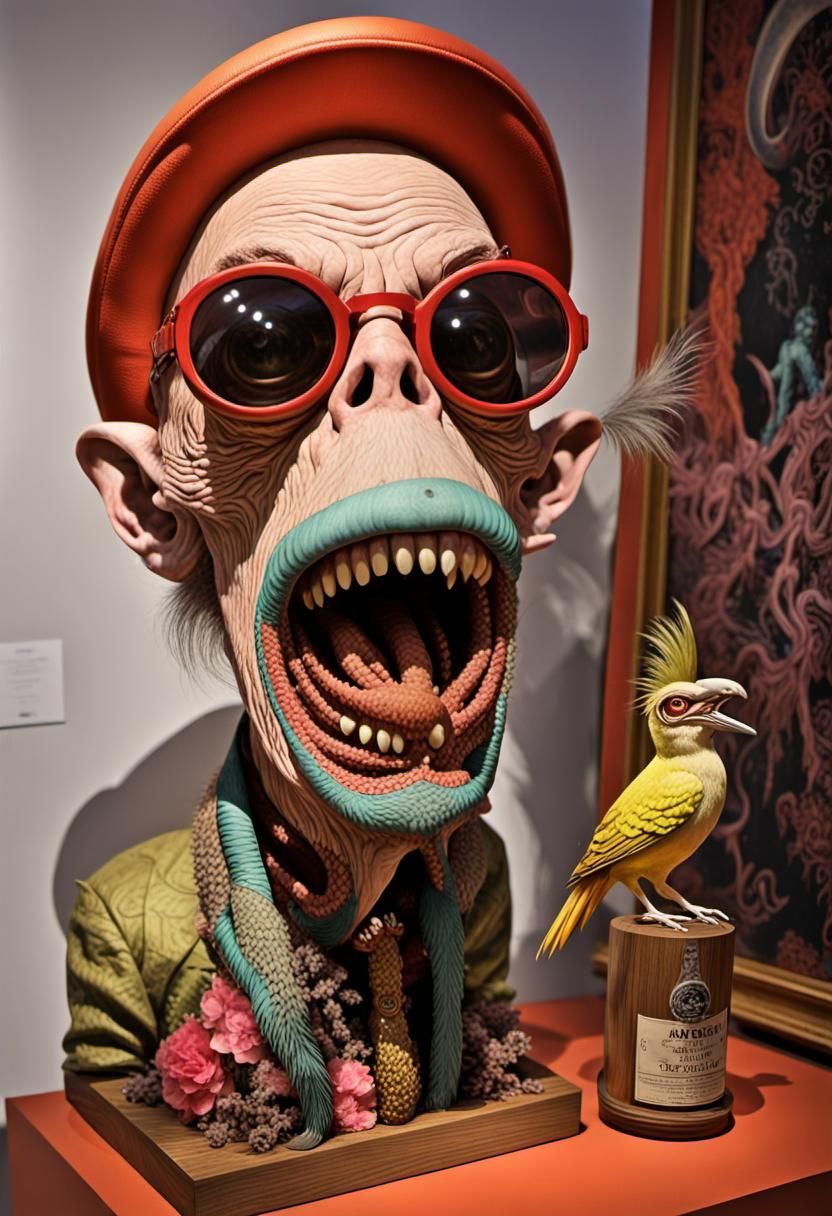 Surreal Cryptid Taxidermy Inspired by 1960s Psychedelia