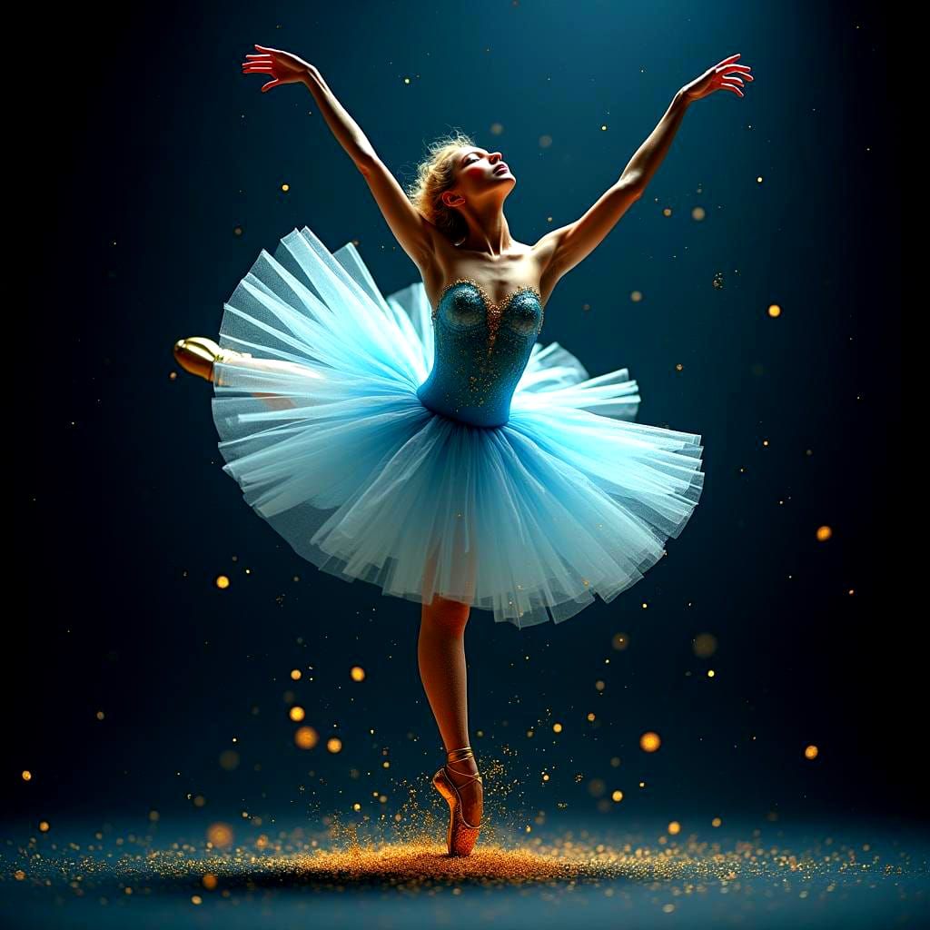 Ballet Dancer Balances on a Pinhead: Macro Photography